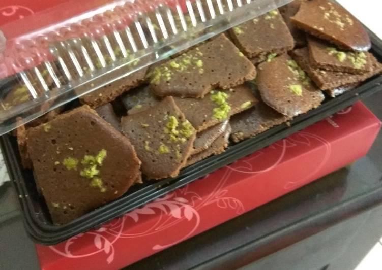 Brownies crispy green tea