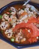 Bún mọc thịt chua cay
