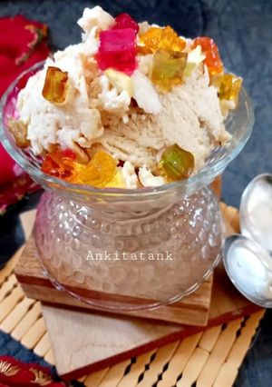 A picture of Dryfruit ice cream.