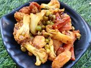 A picture of aloo gajar sabji