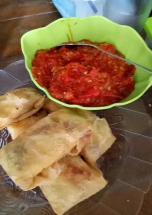Foto resep Martabak telur bakso sambal goreng
