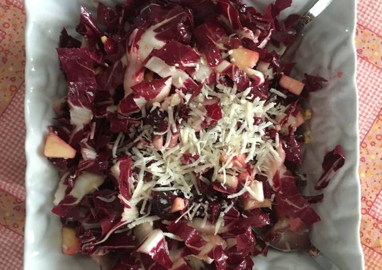 Insalata di radicchio noci e rapa rossa