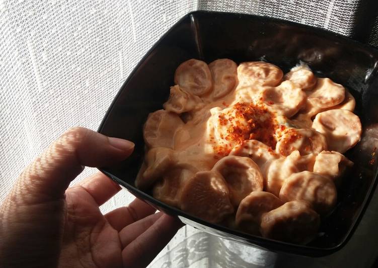 Simple Way to Prepare Homemade Sausage Mentai Rice