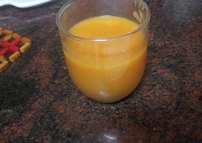 Foto principal de Batido de papaya, nectarina y zumo de naranja