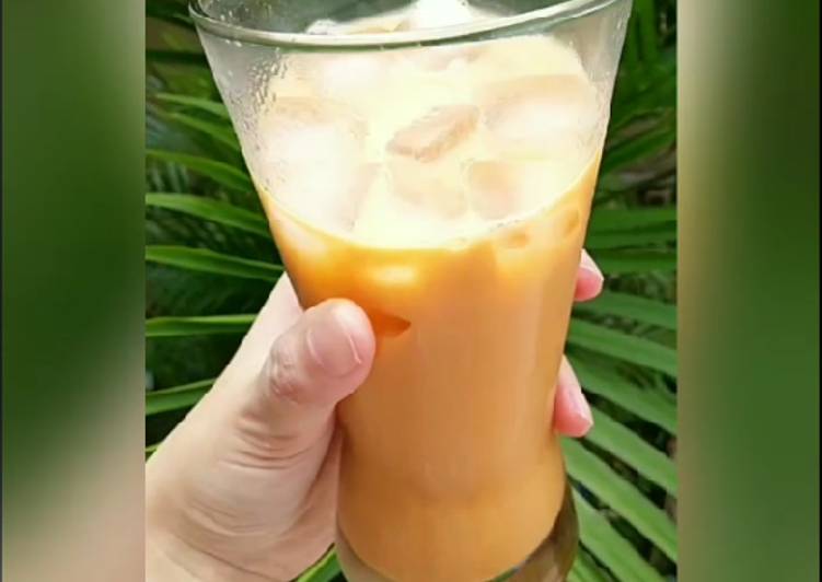 Cara Gampang Membuat Thai Tea ala Dum Dum, Bikin Ngiler