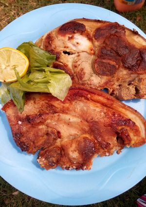A picture of Pan grilled pork.