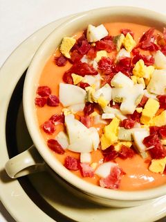 Una foto de Salmorejo