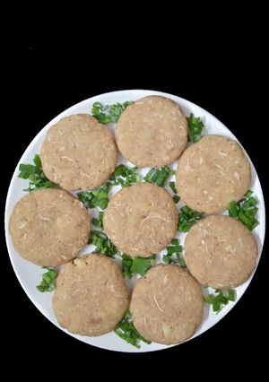 A picture of Chicken and Potato Kebabs.