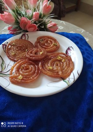 A picture of Juicy Whole Wheat Jalebi Recipe.