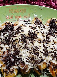 Foto resep Pisang coklat keju..