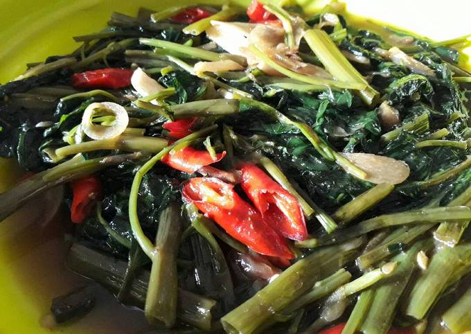 Resep Cha kangkung oleh nianotes - Cookpad