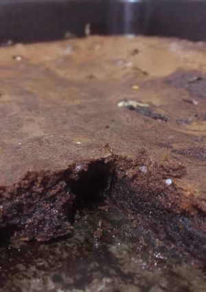 Una foto de Brownie de chocolate