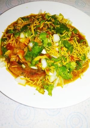 A picture of Ragda Patties Recipe.