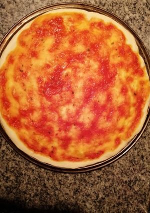 Una foto de Pizza