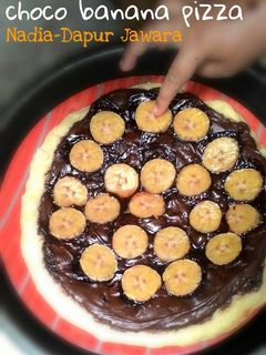 Foto resep Choco Banana Pizza