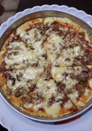 صورة لوصفة بيتزا بالفراخ
