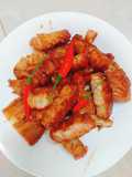 Thịt ba chỉ chay không hấp