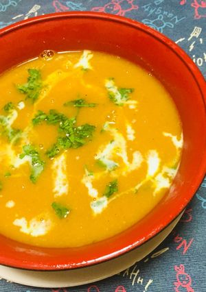 Una foto de Crema de Lentejas Con Calabaza 🥄