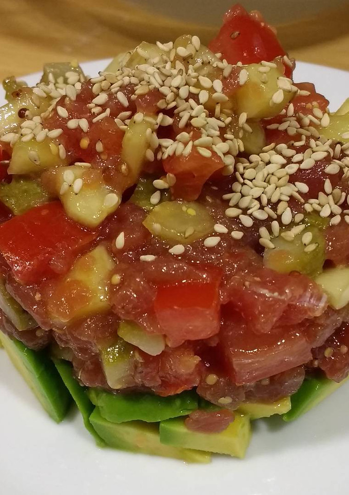 Una foto de Tartar de atún