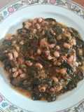 Black-Eyed Peas with Spinach!