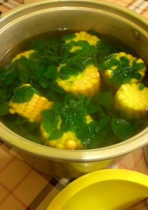 Foto resep Sayur bening kelor#made by me