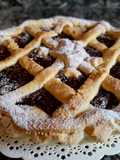 Pastafrola de crema pastelera y dulce de higo