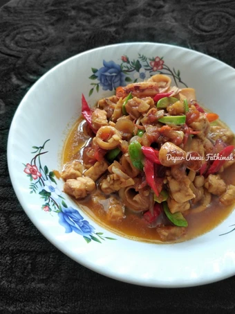 Cara Gampang Membikin Resep  Tumis Cumi Asin, Tempe &amp; Petai yang Sempurna, Lezat