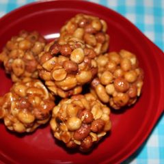 A picture of Healthy Peanut Jaggery Ladoo.