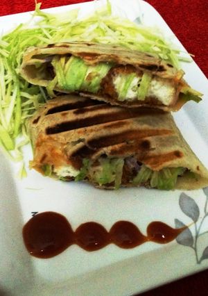 A picture of Spicy Paneer Wrap.