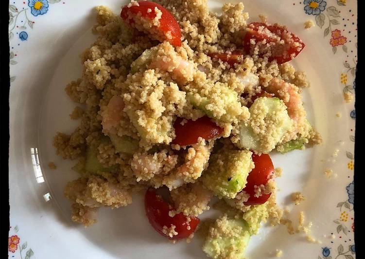 Couscous con gamberetti