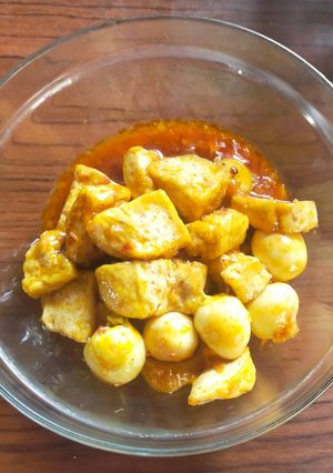 Foto resep Balado Telur Puyuh+Tahu