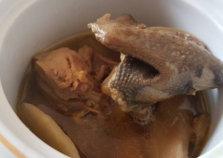 Recipe of Speedy Five Herbal Pigeon Soup