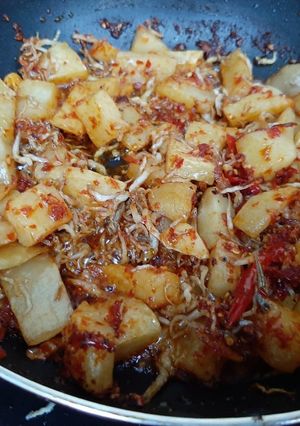Foto resep Teri Kentang Sambal Balado No Micin