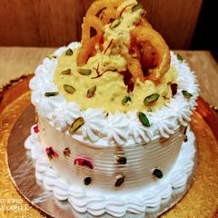 A picture of जलेबी रबड़ी केक(jalebi rabdi cake recipe in hindi).