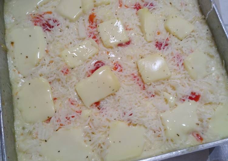 Lasagna simple full keju