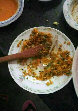 A picture of Fried minced meat.