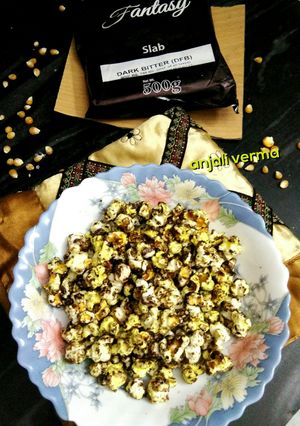 A picture of Chocolate popcorns.