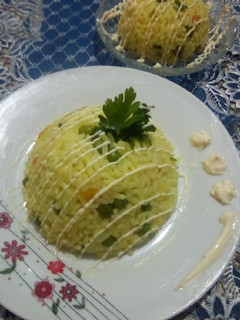 صورة لوصفة سلطة أرز 🍚🍚🍚🍚🍚