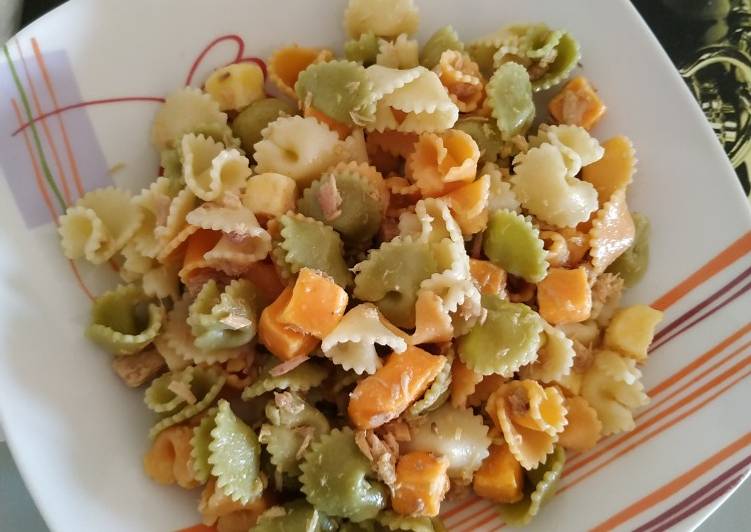 Ensalada de pasta súper sencilla