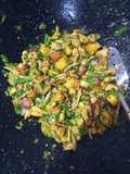 Tempe kentang terong teri Sambalado ijo