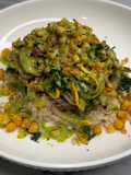 Squash & Kale Warm Salad (Vegan)