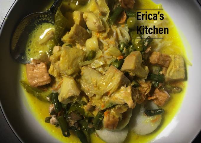 Resep Lontong sayur resep mama yang Menggugah Selera