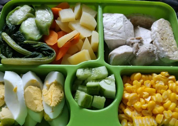 Resep Menu sarapan dan makan siang sehat serba kukusan oleh Danis Lia