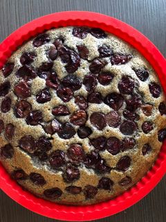 Meggyes mákos lepény recept fotója
