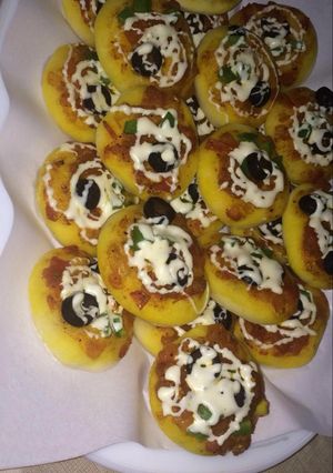 صورة لوصفة البيتزا الصغيره
