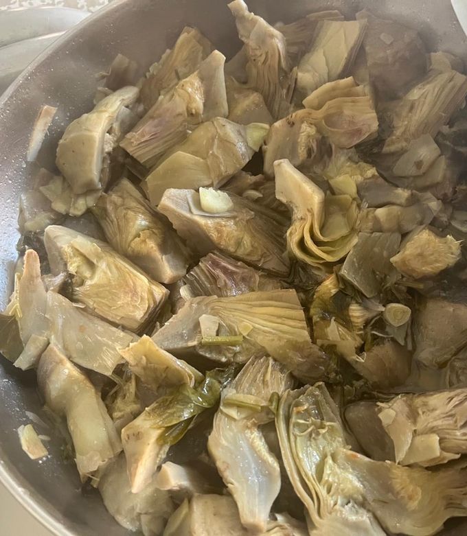 Foto di Carciofi in Tegame
