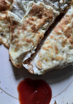 অমলেট টোস্ট(omelette toast recipe in Bengali) রেসিপির প্রধান ছবি