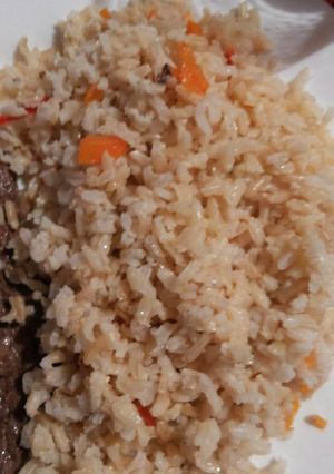 Una foto de Arroz graneado integral