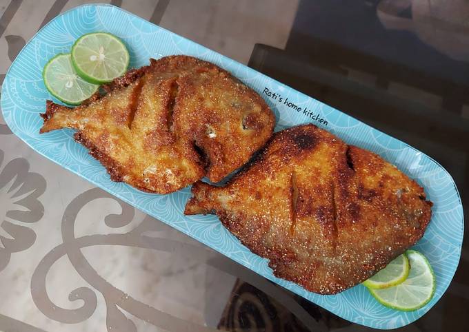 Spicy Pomfret fry