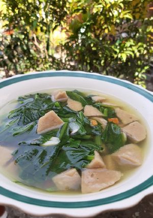 Foto resep Sayur sawi bening bakso
